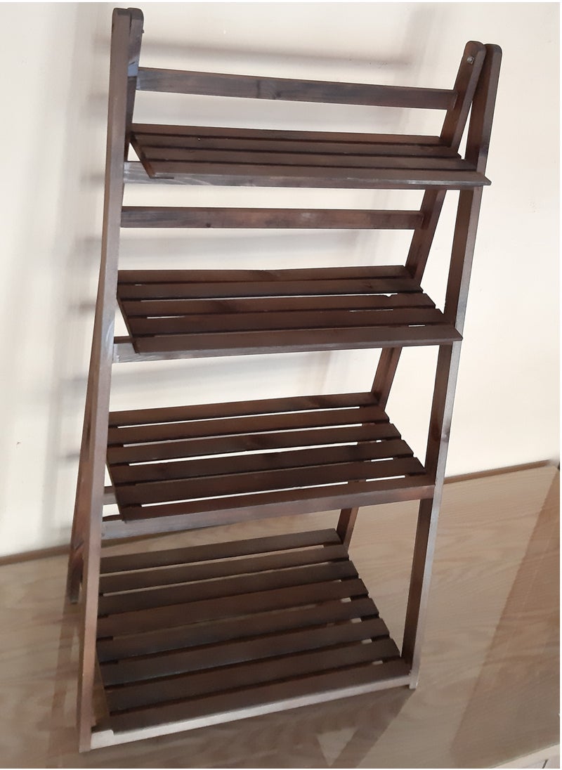 ماركة غير محددة M Furniture - ستاند خشبي 60سم بني  - Image 2