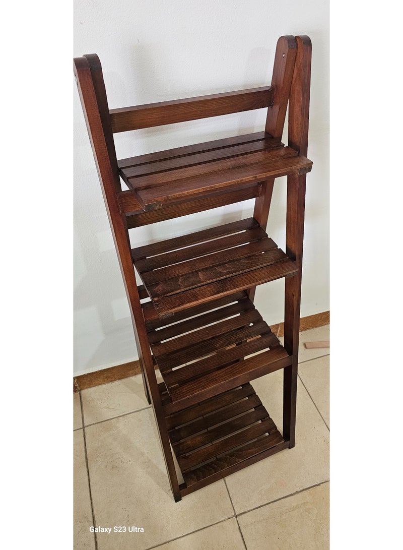 M Furniture - wood stand decor 60cm brown - Image 3