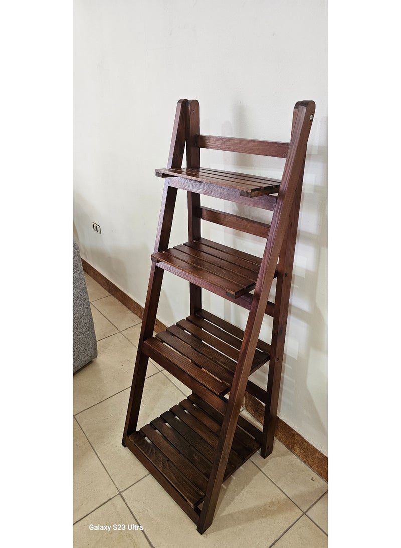 M Furniture - wood stand decor 60cm brown - Image 2