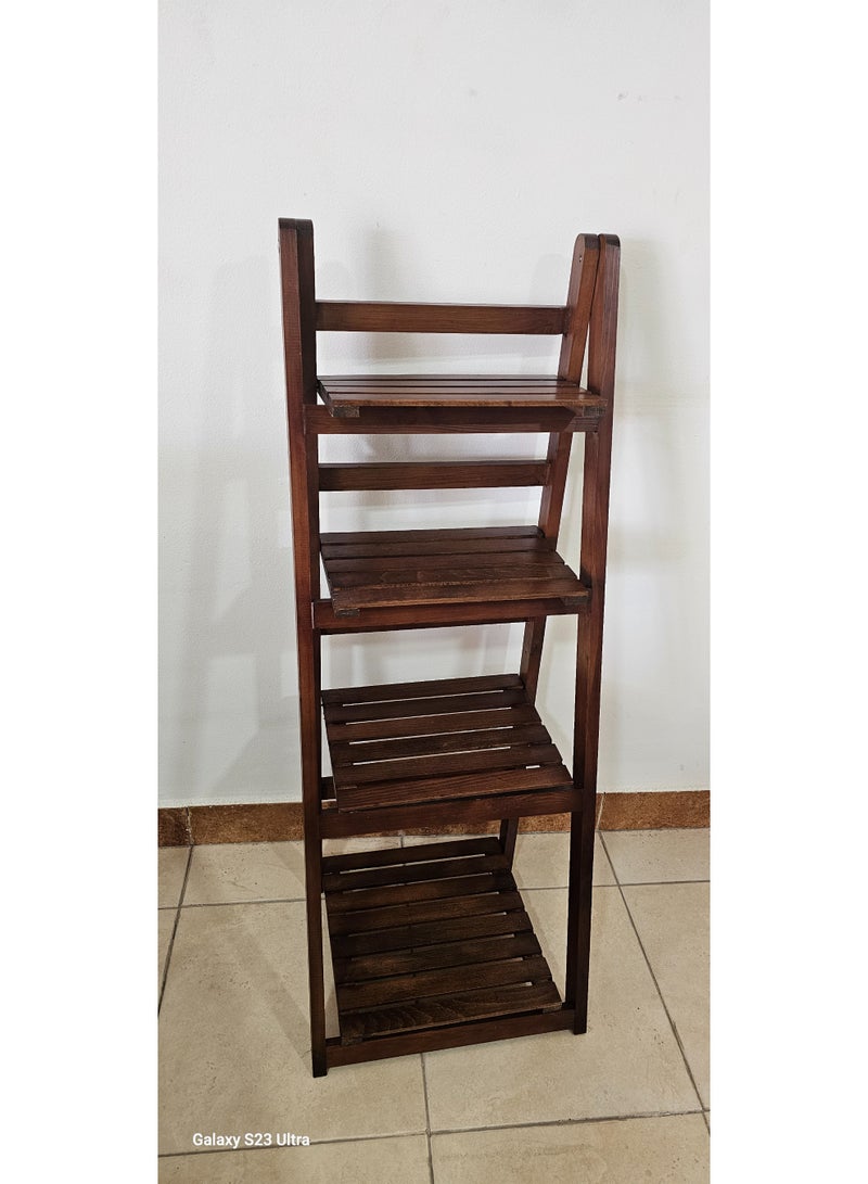 M Furniture - wood stand decor 60cm brown - Image 4