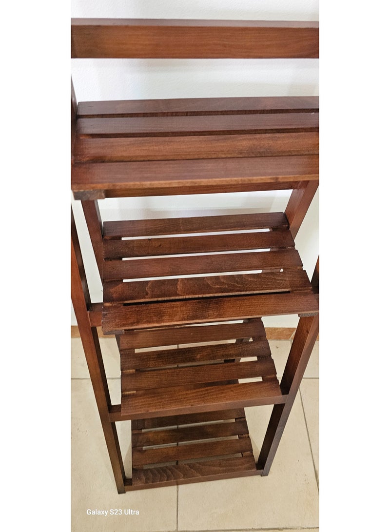 M Furniture - wood stand decor 60cm brown - Image 5