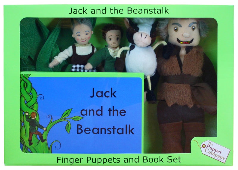 The Puppet Company Traditional Story Sets Jack The Beanstalk Book and Finger Puppets Set - Image 2