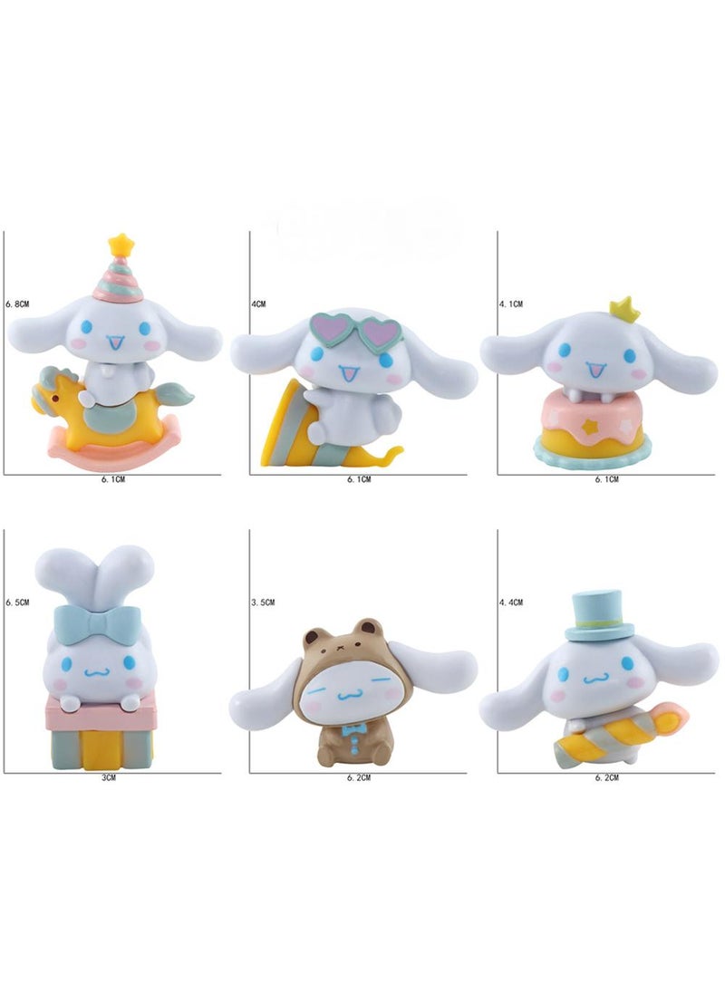 Y&D Kawaii Sanrio Figure My Melody kuromi Figure Birthday Party Supplies, Cinnamon Cupcake Toppers, Cute Mini Figure Toys Birthday Party Favor For Kids Fans Collection Bouquet Desk Decor  - Image 1