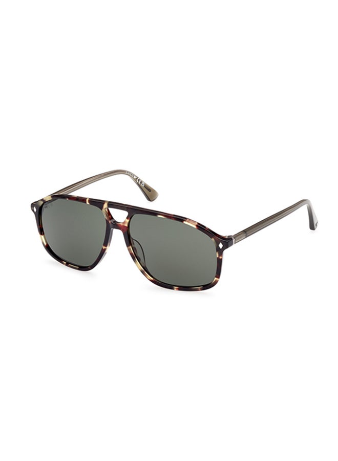Web Pilot Sunglasses For Men - Dark Green/Monocolor - Image 1