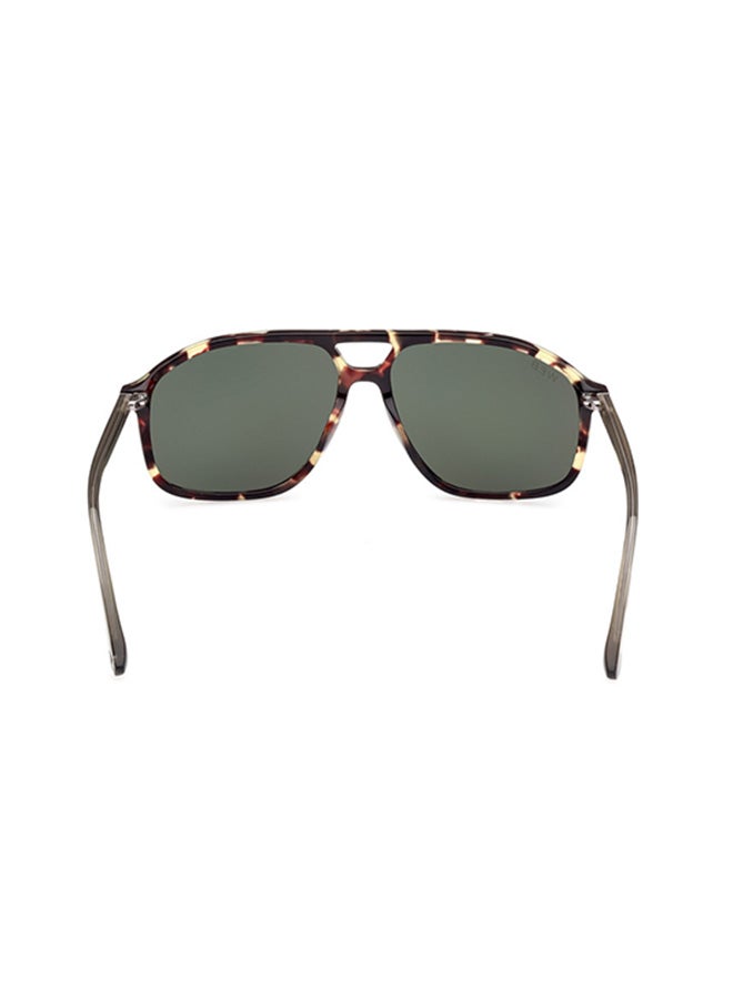 Web Pilot Sunglasses For Men - Dark Green/Monocolor - Image 5