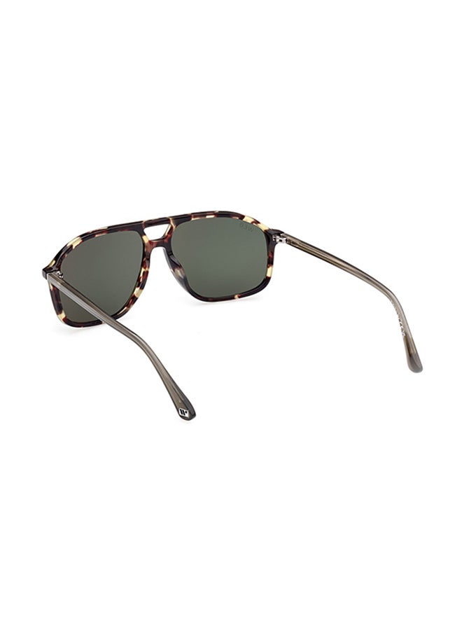 Web Pilot Sunglasses For Men - Dark Green/Monocolor - Image 3