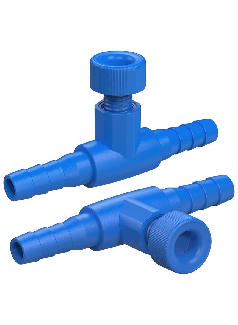 Barakah 10 Pack Aquarium Control Valves Air Pump Single Way Plastic Air Flow Control Regulator for 3/16" ID Tubing - Image 1