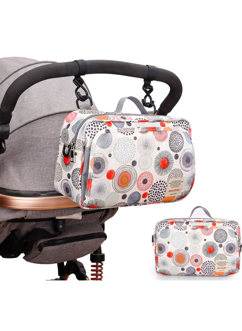 Gonice Baby stroller hanging bag car hanging bag milk bottle diaper pants large-capacity storage bag - Image 1