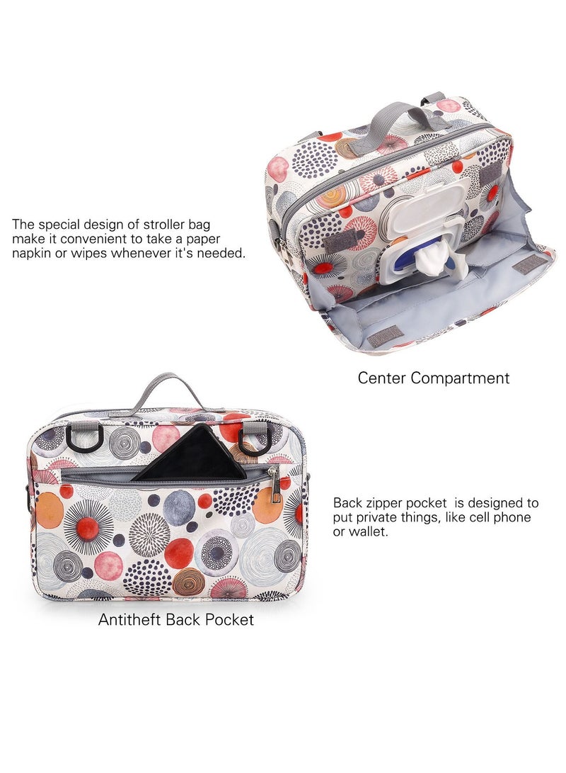 Gonice Baby stroller hanging bag car hanging bag milk bottle diaper pants large-capacity storage bag - Image 4