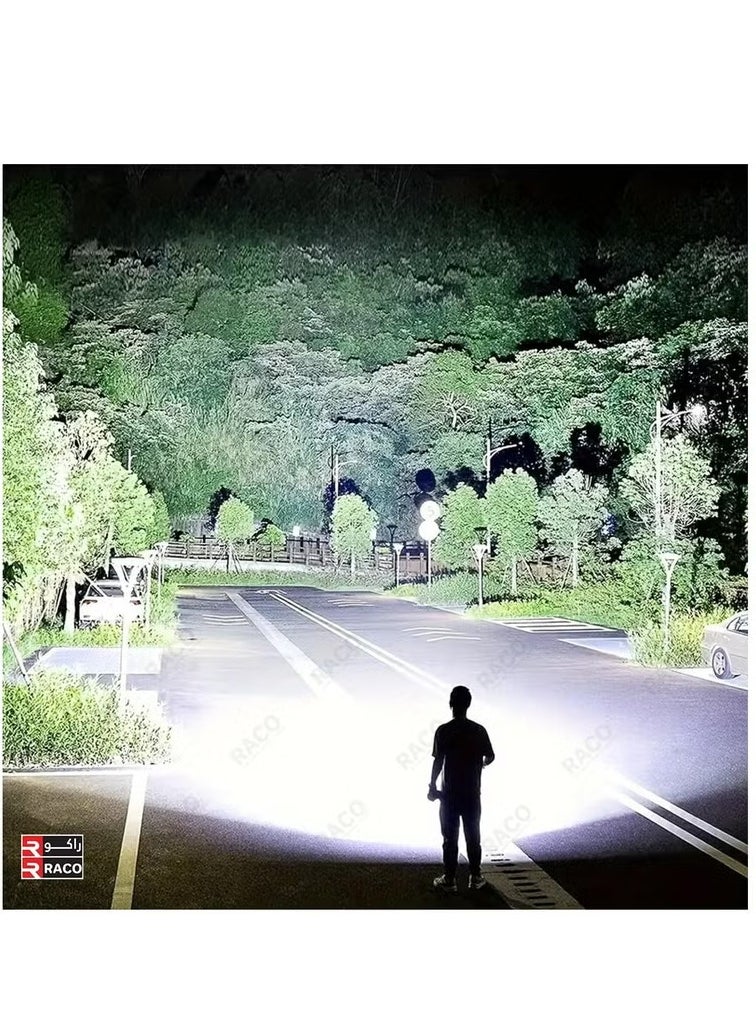 Flashlight Strong Light Outdoor Camping Usb Lighting 7 Light Modes Flashlight 1500ml with COB