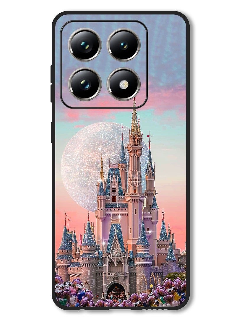Theodor Case Compatible with Xiaomi 14T Protection Shockproof Bumper Cover Disney Castle - Image 1