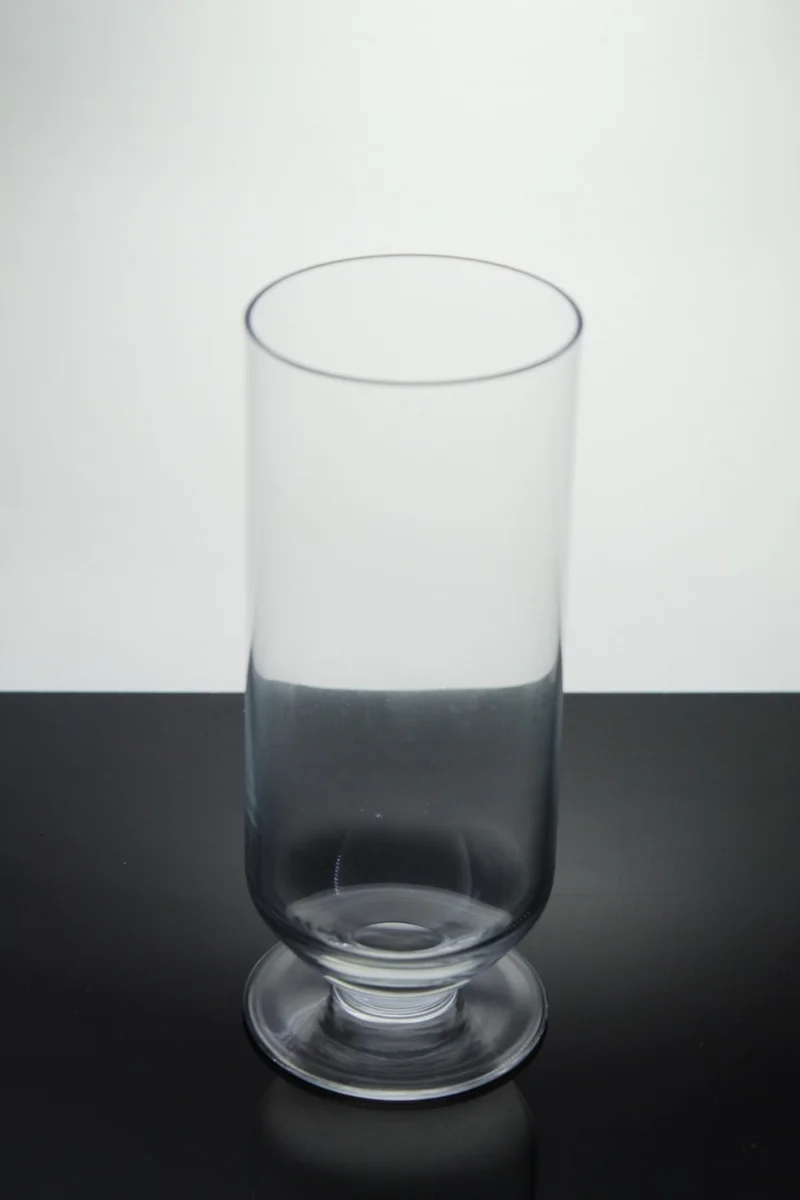 Paşabahçe Denizli Glass Crystal Handmade Footed Soft Drink Cup 1 Piece 766628 11789