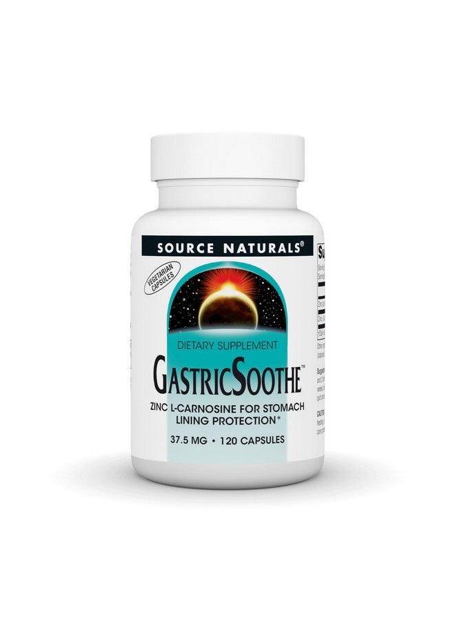 Source Naturals سورس ناتشورالز غاستريك سوتhe زنك إل-كارنوزين* - 120 كبسولة نباتية - Image 1