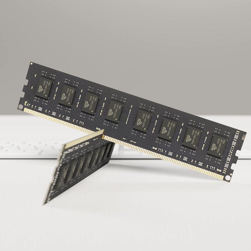 تايم تيك تيمتيك 8 جيجابايت DDR3L / DDR3 1600 ميجاهرتز (DDR3L-1600) PC3L-12800 / PC3-12800 (PC3-12800U) غير ECC غير مخزن 1.35 فولت / 1.5 فولت CL11 2Rx8 مزدوج الرتبة 240 دبوس UDIMM ترقية ذاكرة الكمبيوتر المكتبي (8 جيجابايت) - Image 2