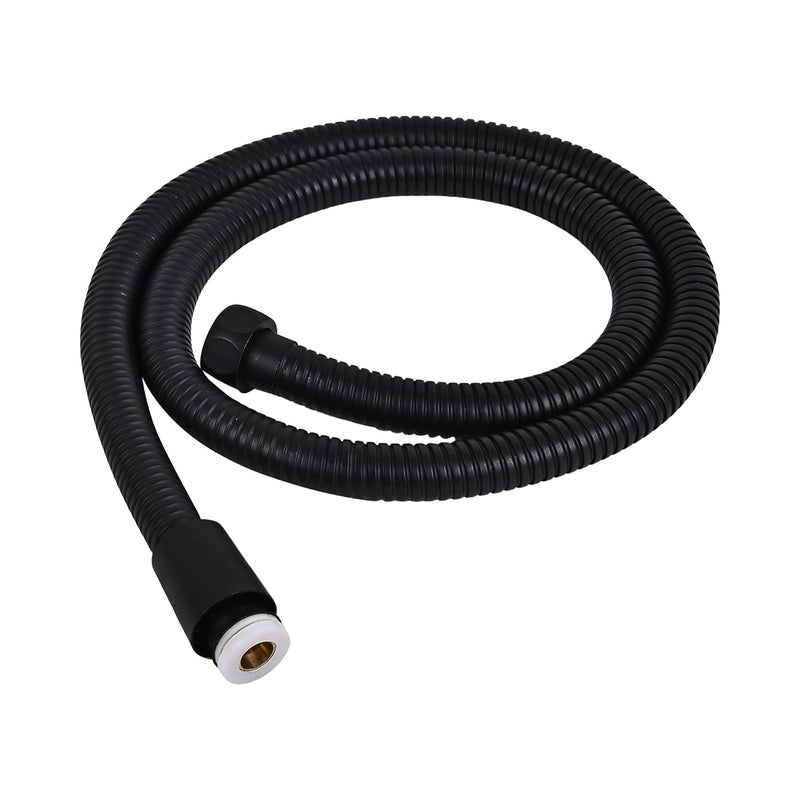 Prem's Prems Black Flexible Tube Shower 304 Grade Stainless Steel Hose PipeHand Shower TubeHealth Faucet Pipe Jet Spray Tube 10 Meter Black - Image 2
