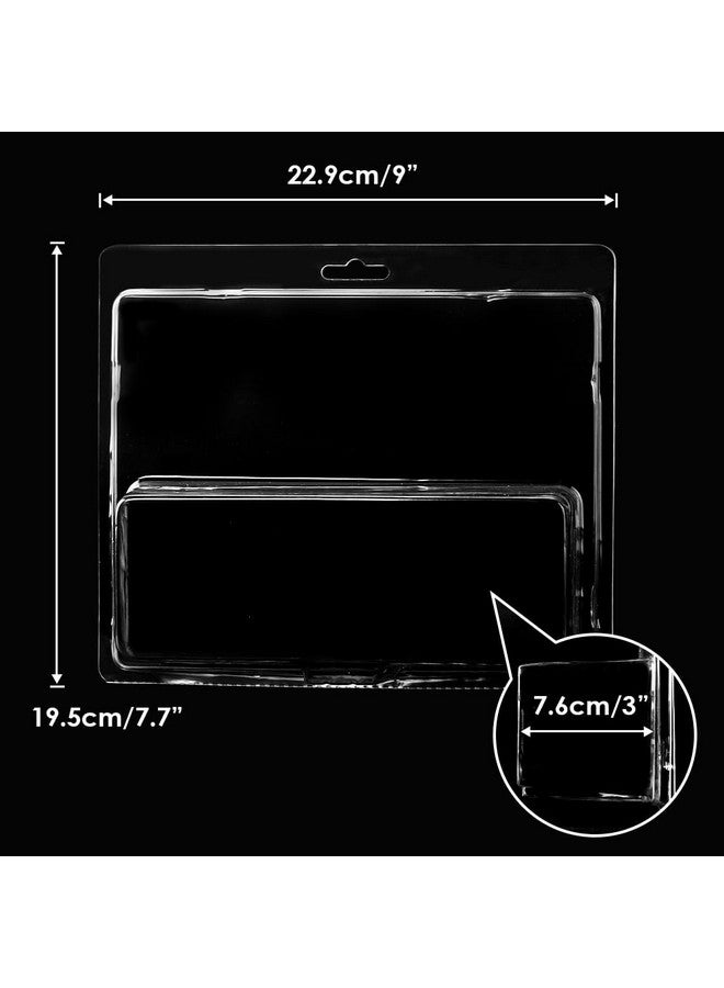 baskiss 10 Pack Clear Protectors Compatible with Hot Wheels Premium 2-Pack - 0.75mm Ultra Thick PET Clamshell Display Cases & Storage Blister Protective Covers  - Image 3