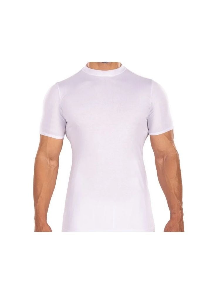 DROSH V Men’s White Cotton Inner T Shirt Pack of 3 – Soft Comfortable Daily Wear Undershirts - Image 3
