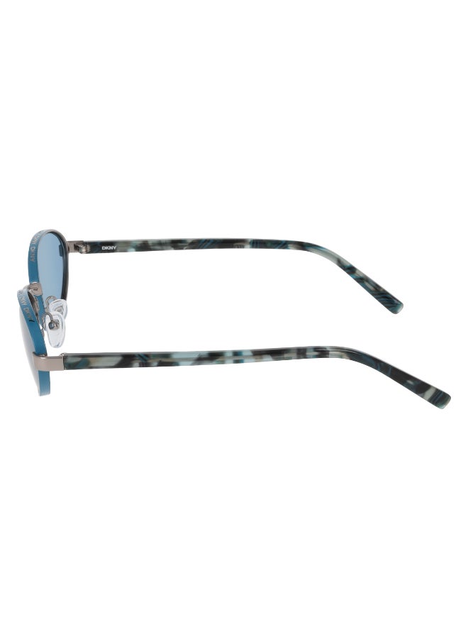 DKNY FULL RIM METAL DKNY SUN DK118S 5318 (070) SATIN GUNMETAL - Image 4