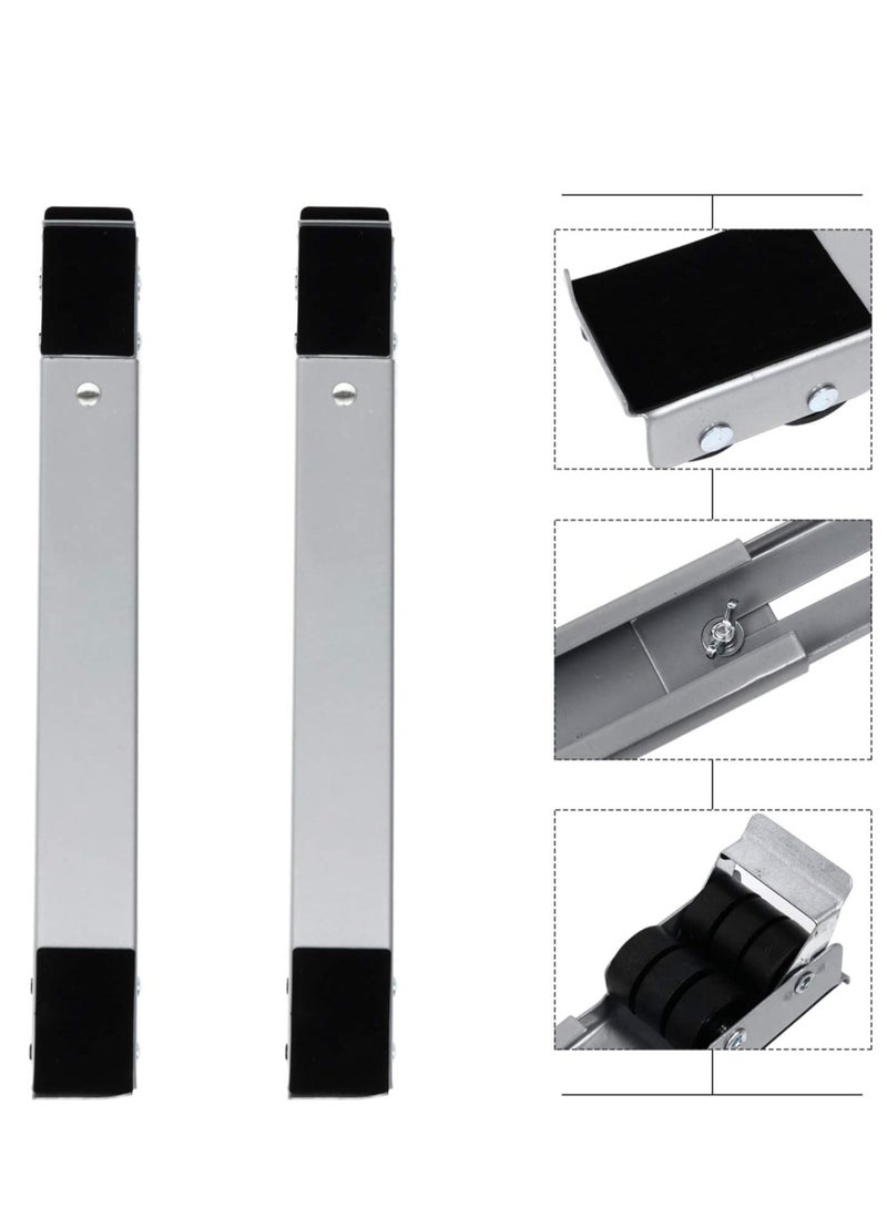 Washing Machine Stand with Wheels Adjustable Roller Base Mobile Roller Refrigerator Base Moving Cart for Dryer Fridge Furniture - Image 4