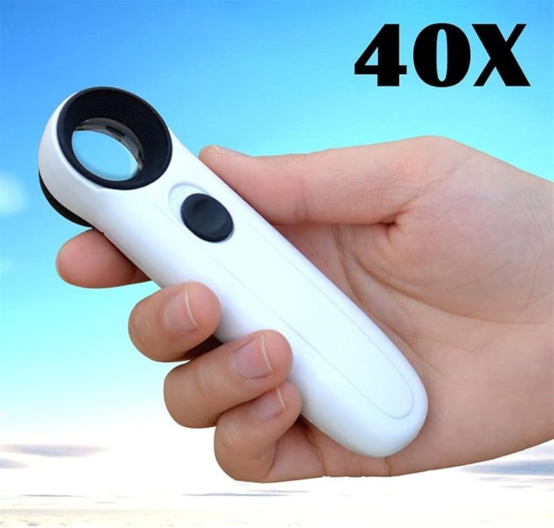 عدسة مكبرة 40X مع ضوء LED 3.5 مم مجهر لإصلاح لوحات الدوائر - Image 4