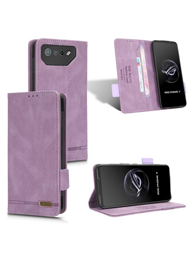 The Bros Case For ASUS ROG Phone 7 Magnetic Clasp Leather Phone Case - Image 1