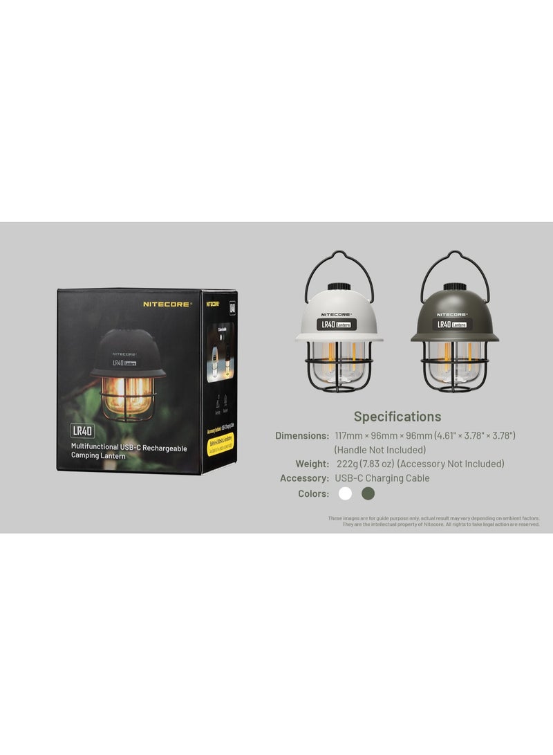 Nitecore LR40 Lantern - White - Image 4