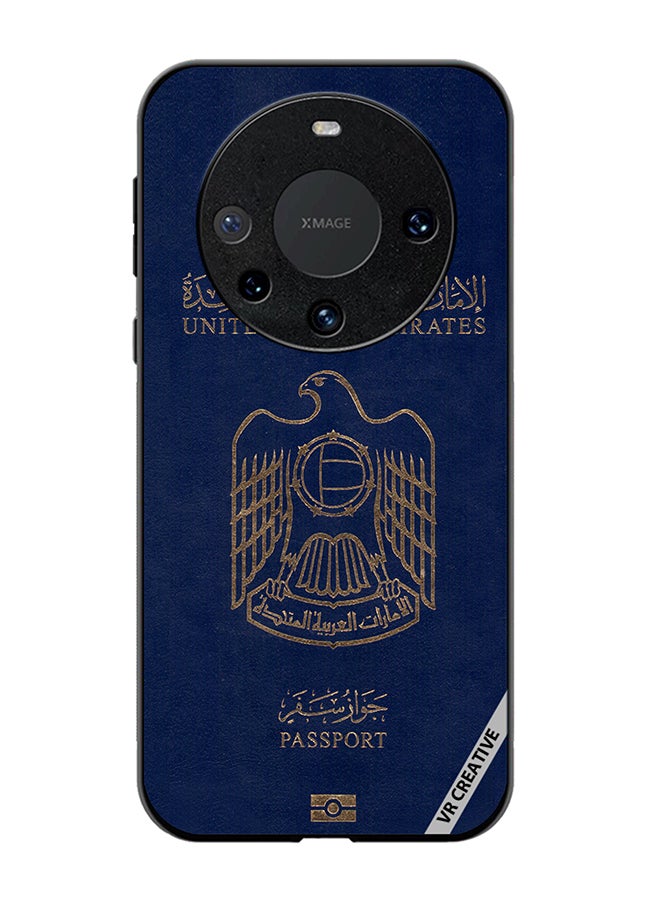 VR CREATIVE Protective Case Cover For Huawei Mate 60 Pro Plus Uae Passport Design Multicolour - Image 1