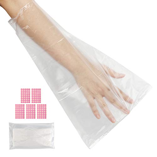 Segbeauty Paraffin Wax Bags for Hands Feet 100 Counts Plastic Paraffin Wax Liners Disposable therapy Wax Refill Sock Glove Paraffin Bath Mitt Cover for Wax treatment Paraffin Wax Machine