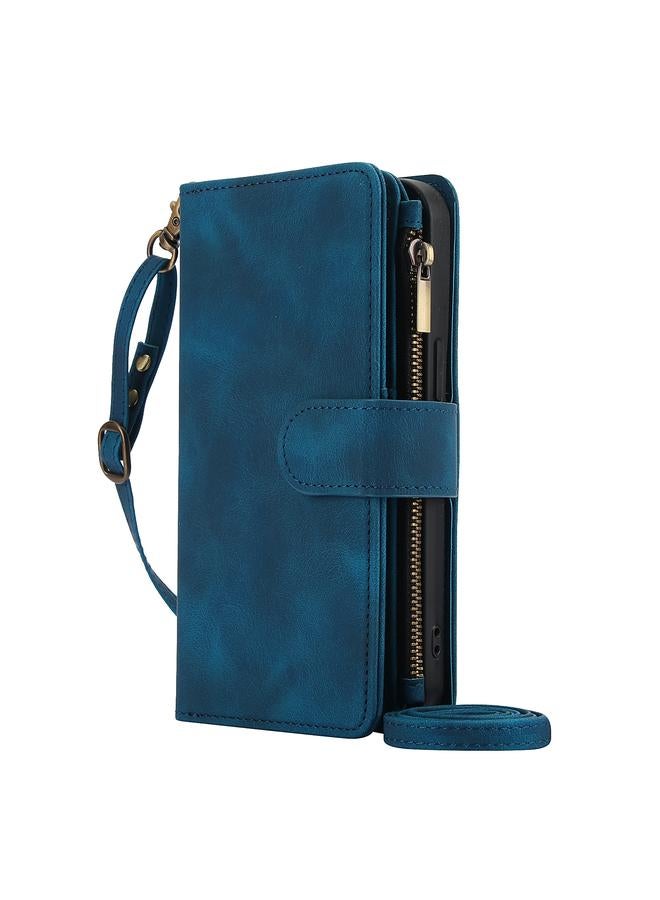 Zaboon Case For iPhone 11 Dream 9-Card Zipper Wallet RFID Leather Phone Case with Lanyard - Image 2