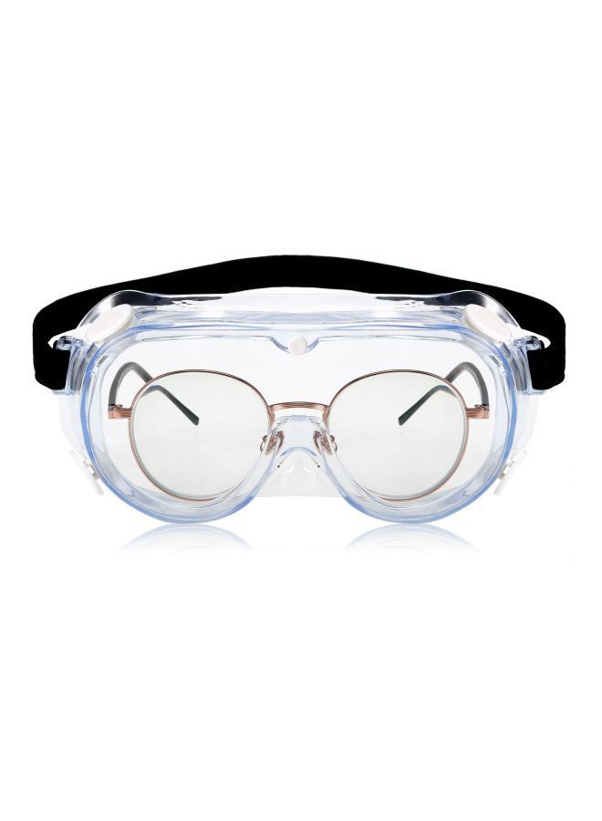NIBEMINENT UV Protection Safety Googles Clear/Black 18x10x8centimeter  - Image 5