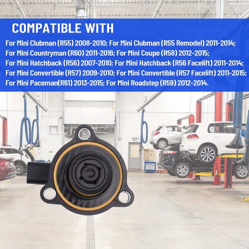 RCRBT Electric Valve Turbocharger Diverter Valve Electronic Wastegate Compatible with Mini Cooper S R55 R56 R57 R58 R59 R60 R61,Replace Part # 11657593273 11657566324 11658636606 11657578683 - Image 5