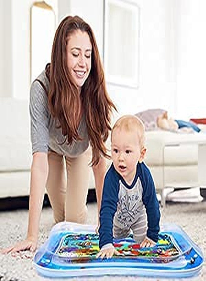 Tvasta Baby Water Play Mat Tummy Time Floor Cushion Fun Activity Play Center Indoor Outdoor Inflatable Baby Slapped Pad Toy for Infants and Toddlers - Image 2