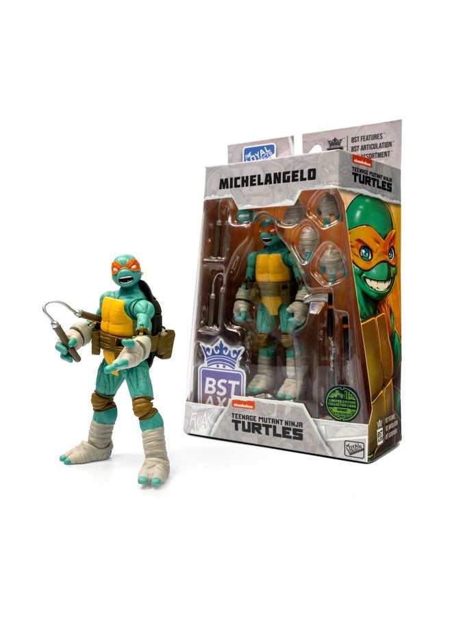 The Loyal Subjects - Teenage Mutant Ninja Turtles Bst Axn Michelangelo Idw Inspired Comic Heroes 5-Inch Action Figure - Image 1