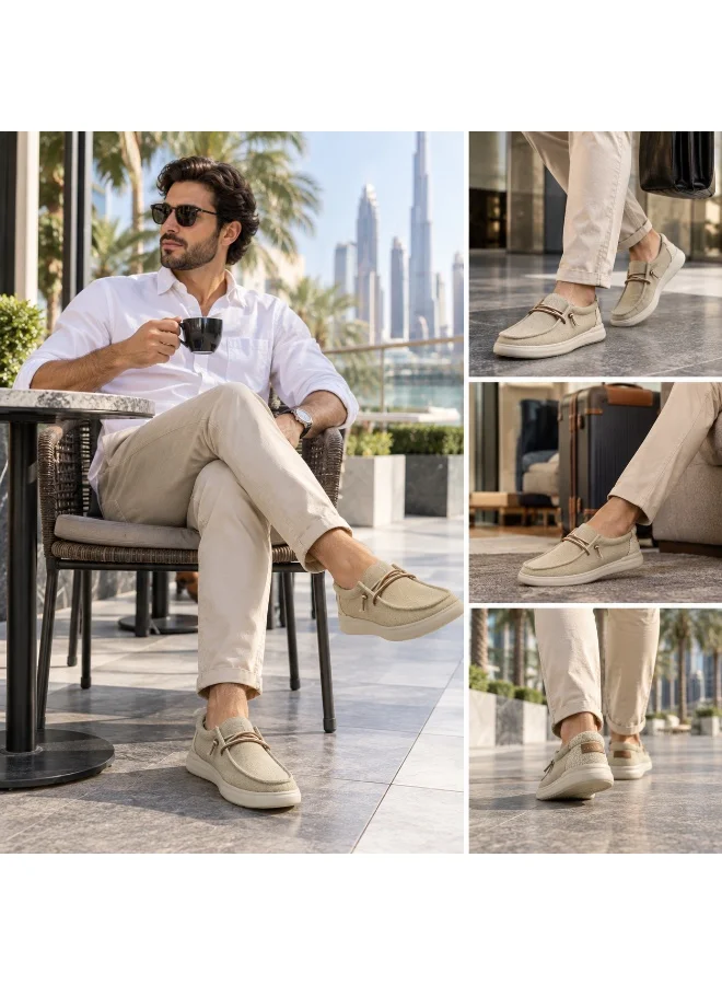 U.S. Golf Club BEIGE Mens Beige Loafers for Men | Best Price UAE