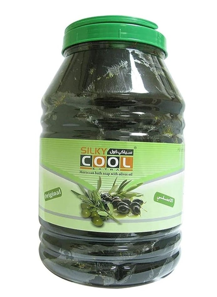 Silky Cool Silky Cool Extra Olive Oil Moroccan Bath Soap Jar 5 kg 