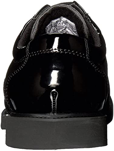 Thorogood Uniform Classics High-Gloss Black Poromeric Oxford Dress Shoes for Men and Women with EVA Cushion Flex Footbed and Non-Marking Non-Slip Rubber Outsole, Black, 11.5 XW US - Image 3