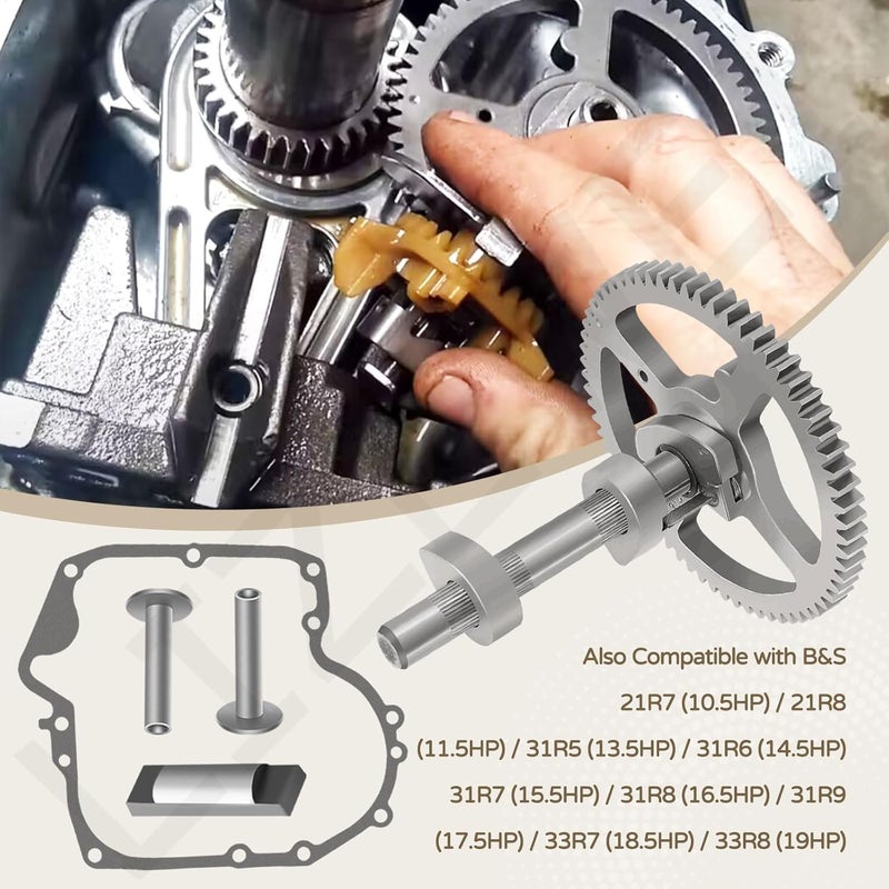LIZEWEI 84005207 793880 Camshaft Kit W691968 Governor Oil Slinger for BS Replaces 391764 490815 84005207 792681 Included 697110 272475S Gasket 690564 Valve Tappet 795387 Oil Seal - Image 4