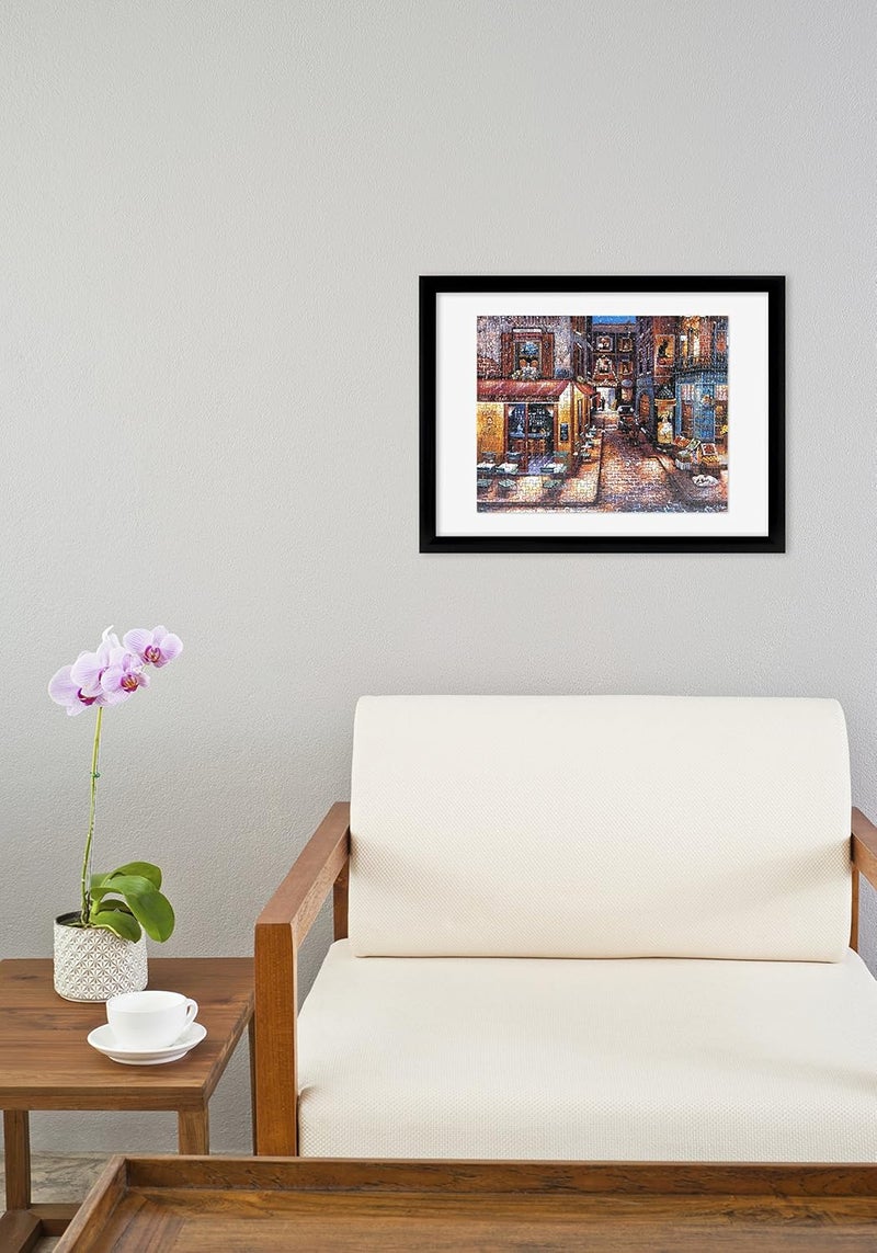 MCS 14.25x19.25 Puzzle Frame for Finished Puzzles, Black Vertical & Horizontal Wall-Mounted Picture Display for Preservation (1-Pack) - Image 5