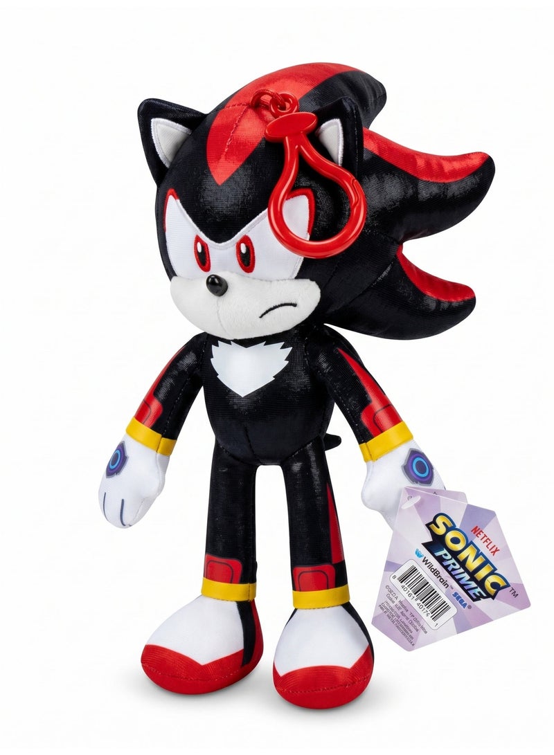 Sonic Prime 6-Inch (15cm) Plush Clip-On Stuffed Toy Assorted – Officially Licensed Netflix Series Assorted Collectible Backpack Clip (Ages 1+) - Image 2