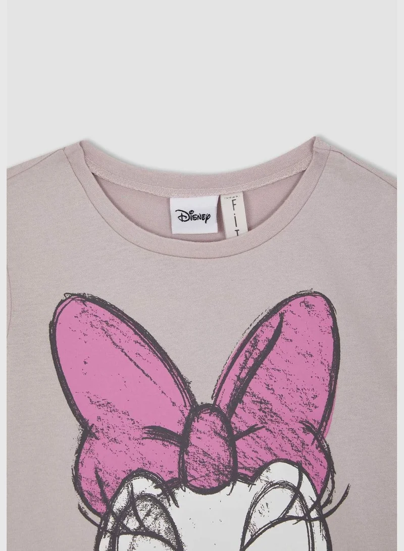 DeFacto Daisy Duck Licenced Regular Fit Long Sleeve Pjamas Set