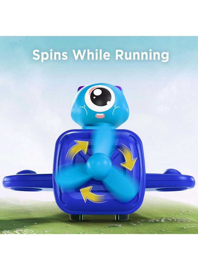 iPlay, iLearn Press to Go Car Toys for Toddlers 1-3, Baby Airplane Race Cars, Infant Push Go Play Vehicle Set, Boys Pull Back Friction Car for 6-9-12-18 Month, 1st Birthday Gift for 1-2 Years Old Kids - Image 4