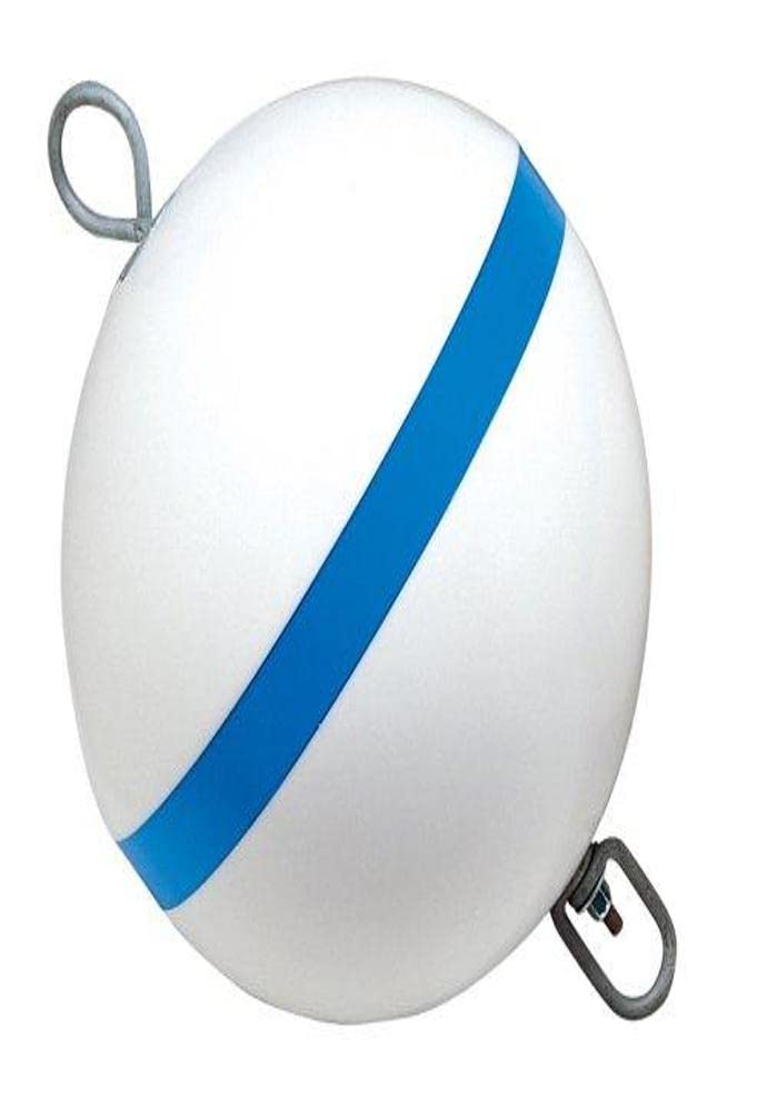 TaylorMade Taylor Made Products 22170, Sur-Moor Traditional Boat Mooring Buoy, Blue Stripe, 12 inch, White - Image 5