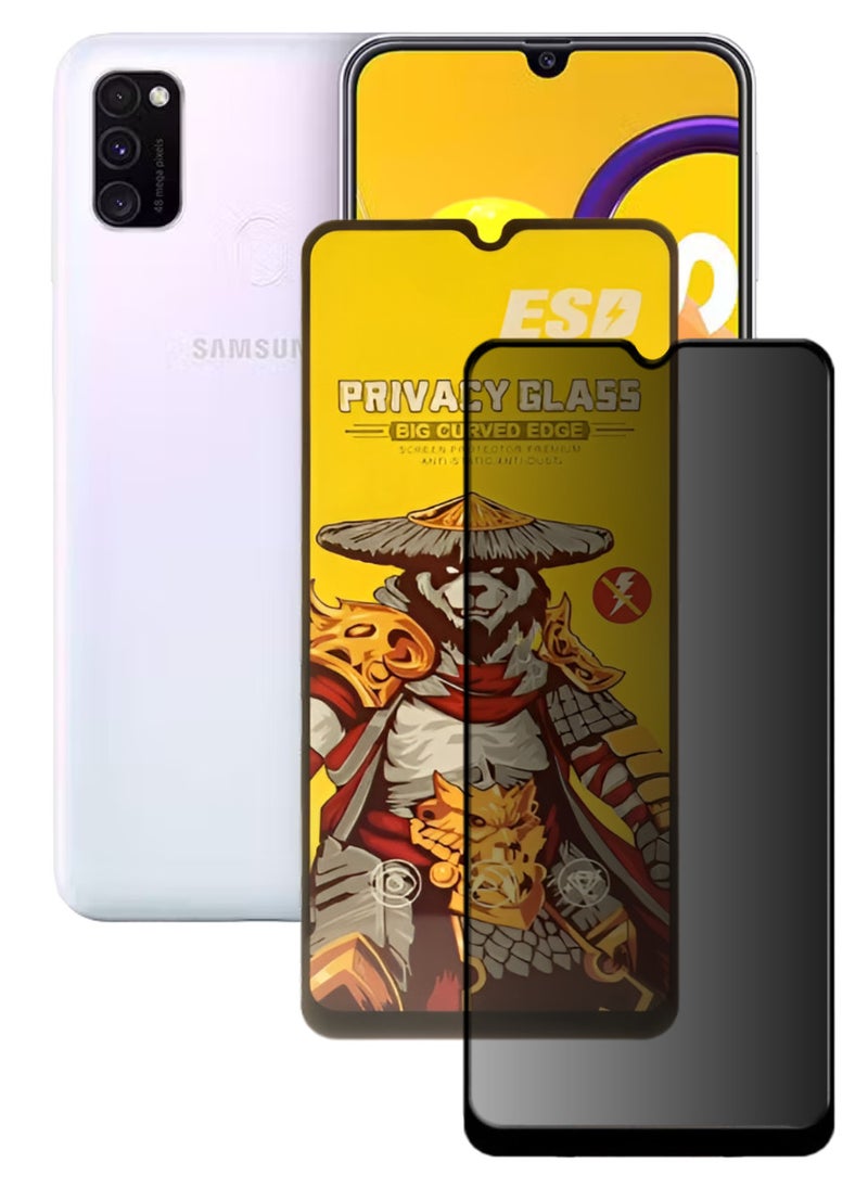 ESD Tempered Dustproof Privacy Glass Screen Protector Compatible For Samsung Galaxy M30s - Image 1