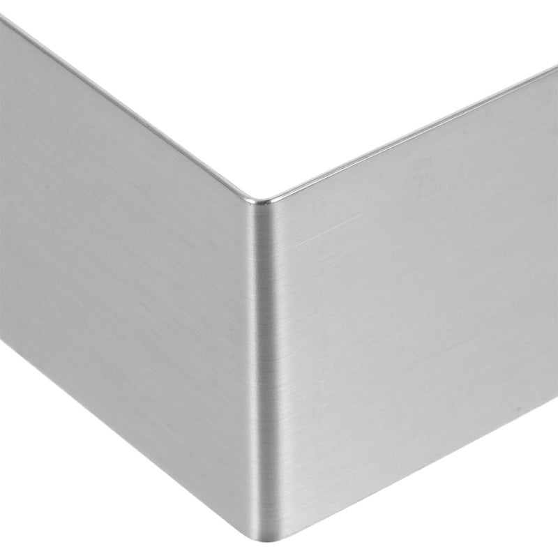 2pcs 9 Inch Stainless Steel Square Cake Rings for Baking Mousse Dessert and Pie Mold - Image 4