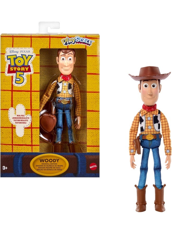 Disney Pixar Toy Story 5 PlayScale Woody Ragdoll Edition Action Figure (17.78 cm) - Image 1