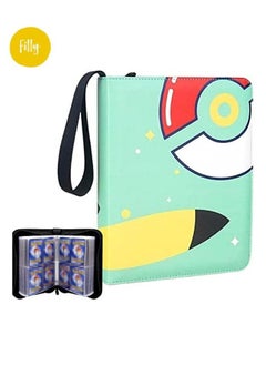 Filly Filly Card Holder Binder Carrying Case suitable for pokemon Cards holds 400 Cards with 50 Removable Sheets and 4 Pockets  - Image 1