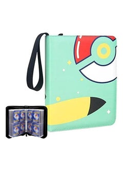 Filly Filly Card Holder Binder Carrying Case suitable for pokemon Cards holds 400 Cards with 50 Removable Sheets and 4 Pockets  - Image 3