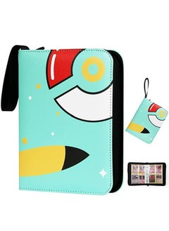 Filly Filly Card Holder Binder Carrying Case suitable for pokemon Cards holds 400 Cards with 50 Removable Sheets and 4 Pockets  - Image 4
