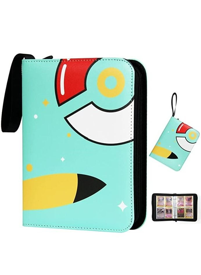 Filly Filly Card Holder Binder Carrying Case suitable for pokemon Cards holds 400 Cards with 50 Removable Sheets and 4 Pockets  - Image 4
