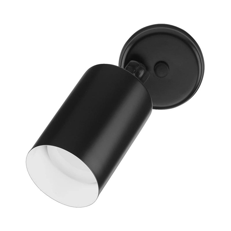NICOR Lighting 75W Black Single Cylinder Adjustable Security Flood Light (11711)